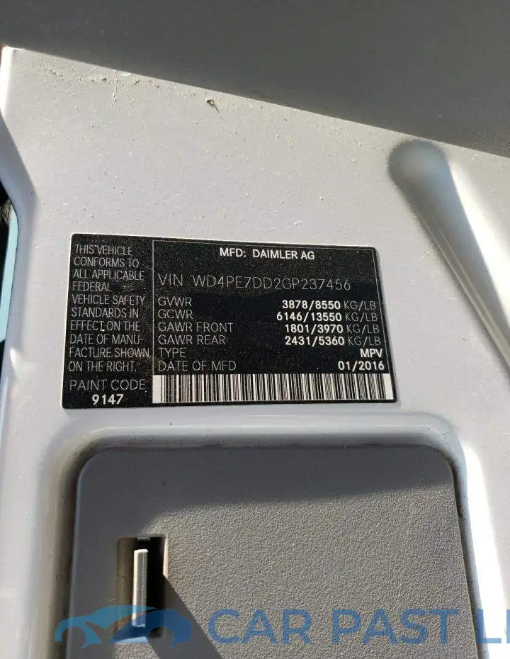 WD4PE7DD2GP237456# 13