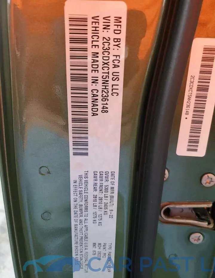 2C3CDXCT5NH236148# 12