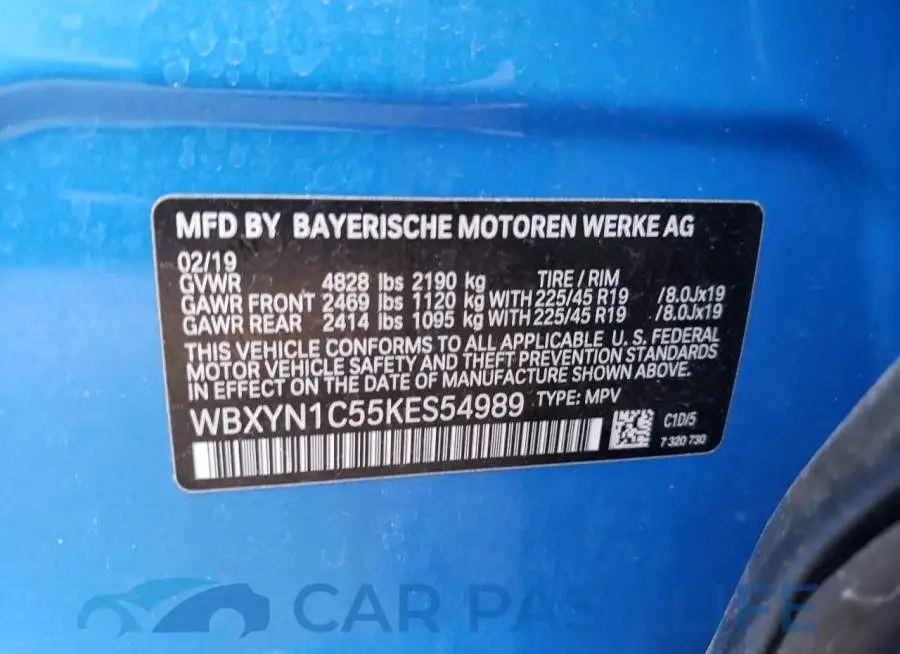 WBXYN1C55KES54989# 13