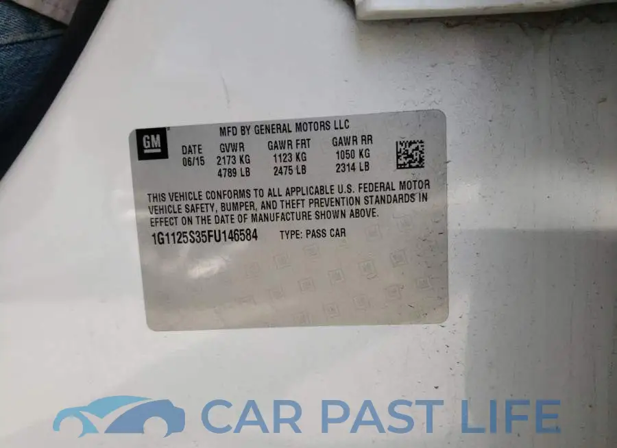 1G1125S35FU146584# 13