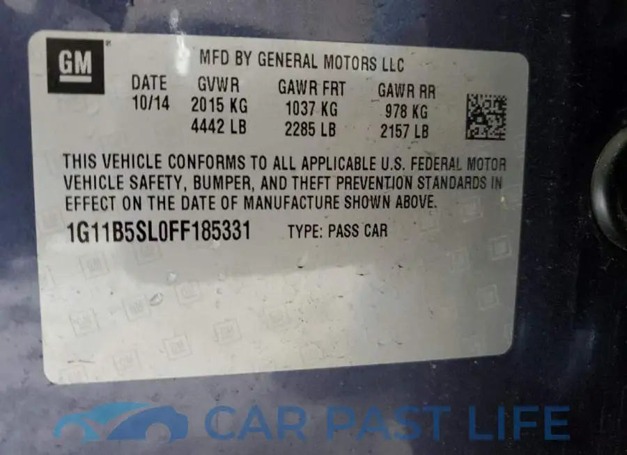 1G11B5SL0FF185331# 13