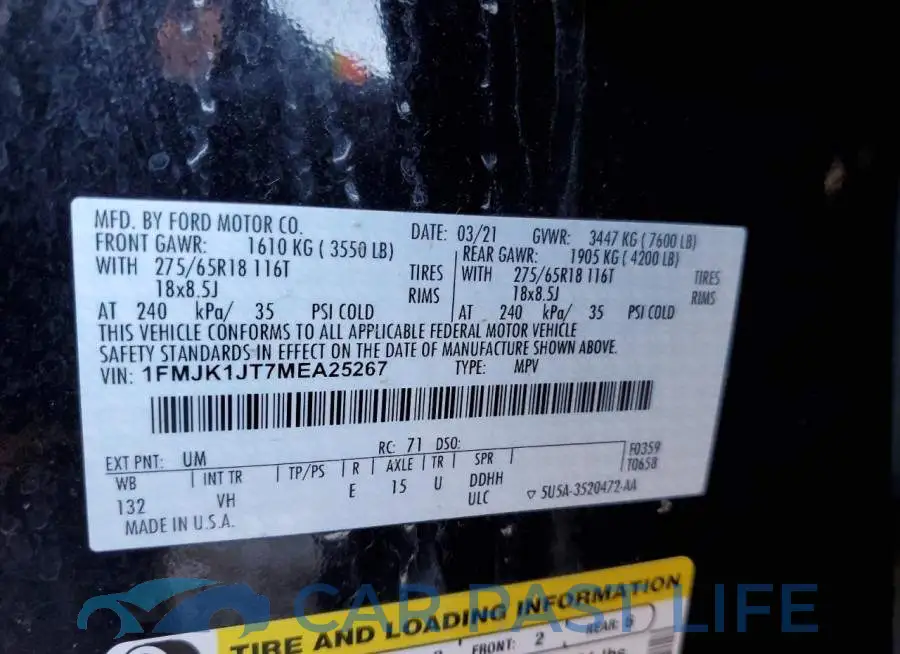 1FMJK1JT7MEA25267# 13