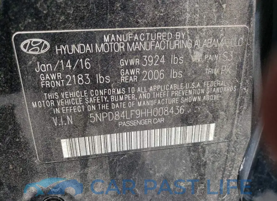 5NPD84LF9HH008436# 12