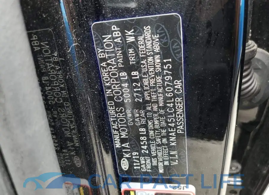 KNAE45LC4L6079751# 13
