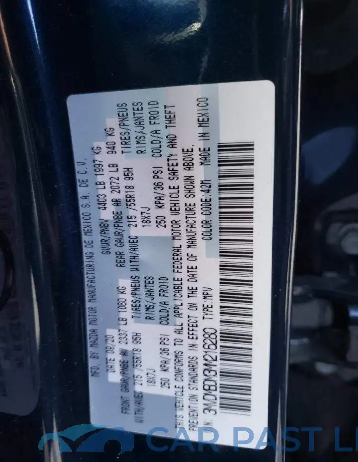 3MVDMBDM3MM216280# 13