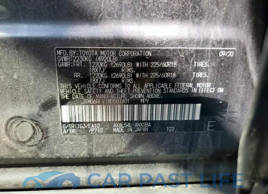 JTMD6RFV1MD507401# 12
