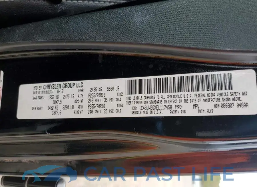 1C4BJWEGXEL117458# 13