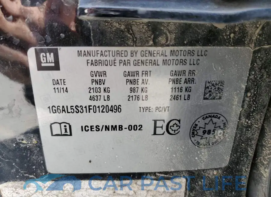 1G6AL5S31F0120496# 12