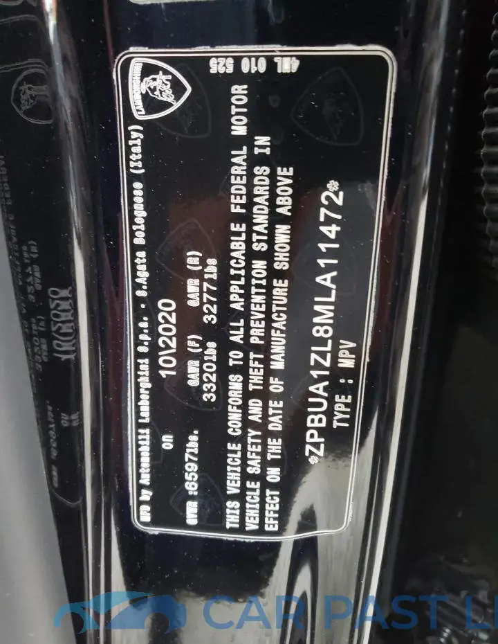 ZPBUA1ZL8MLA11472# 13