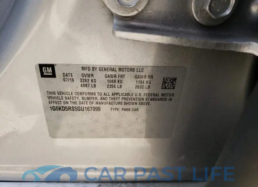 1G6KD5RS5GU167099# 12