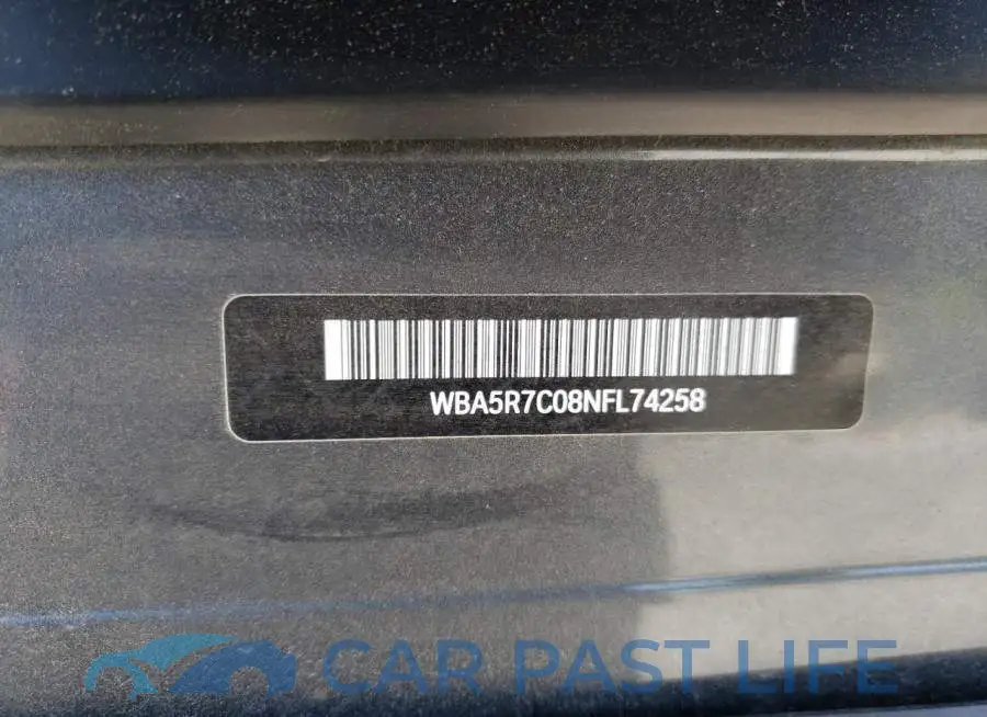 WBA5R7C08NFL74258# 13