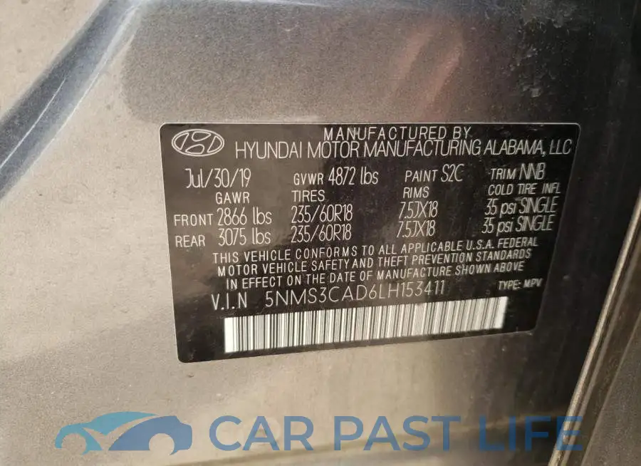5NMS3CAD6LH153411# 13