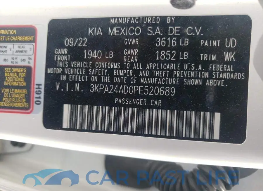 3KPA24AD0PE520689# 12