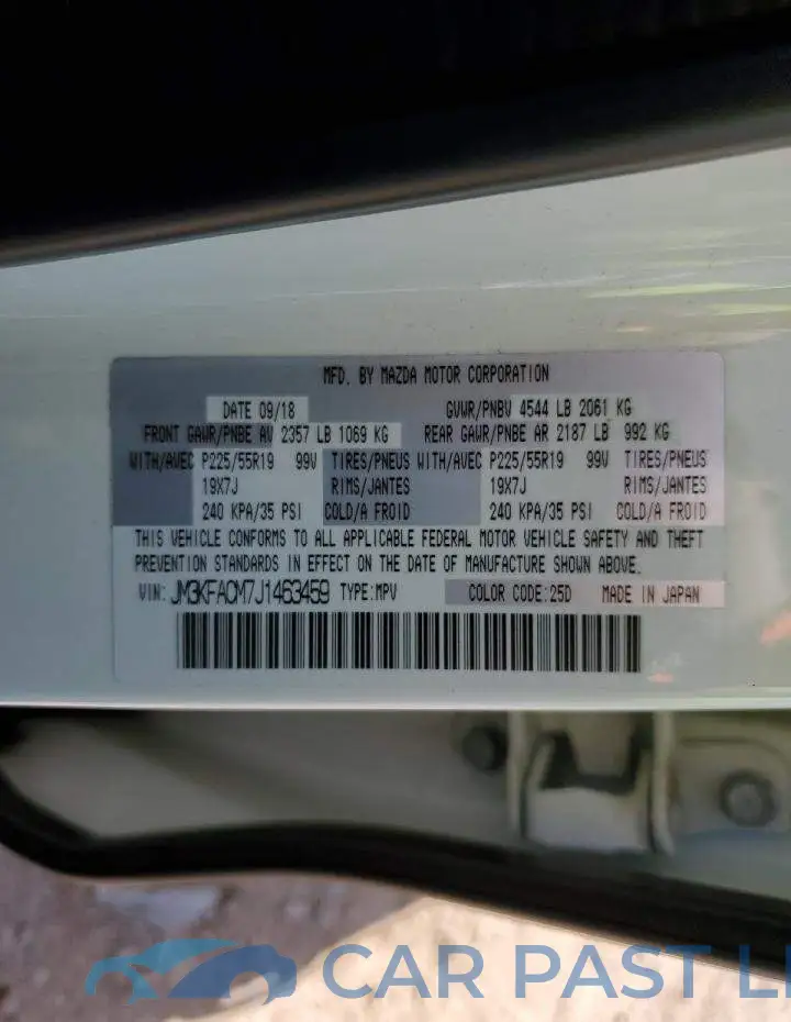 JM3KFACM7J1463459# 12