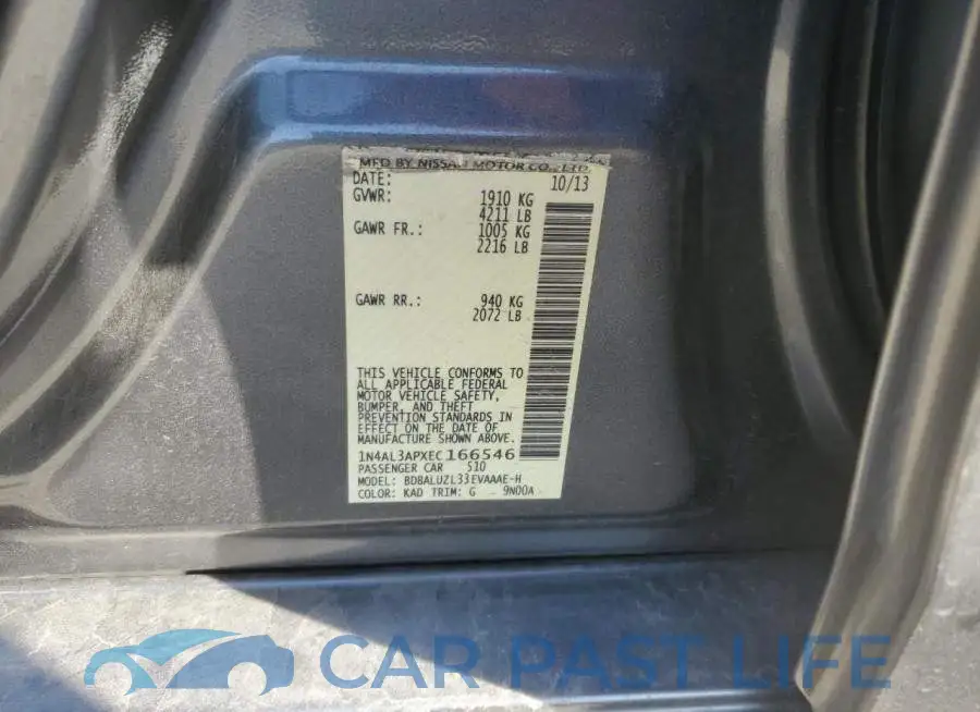 1N4AL3APXEC166546# 12
