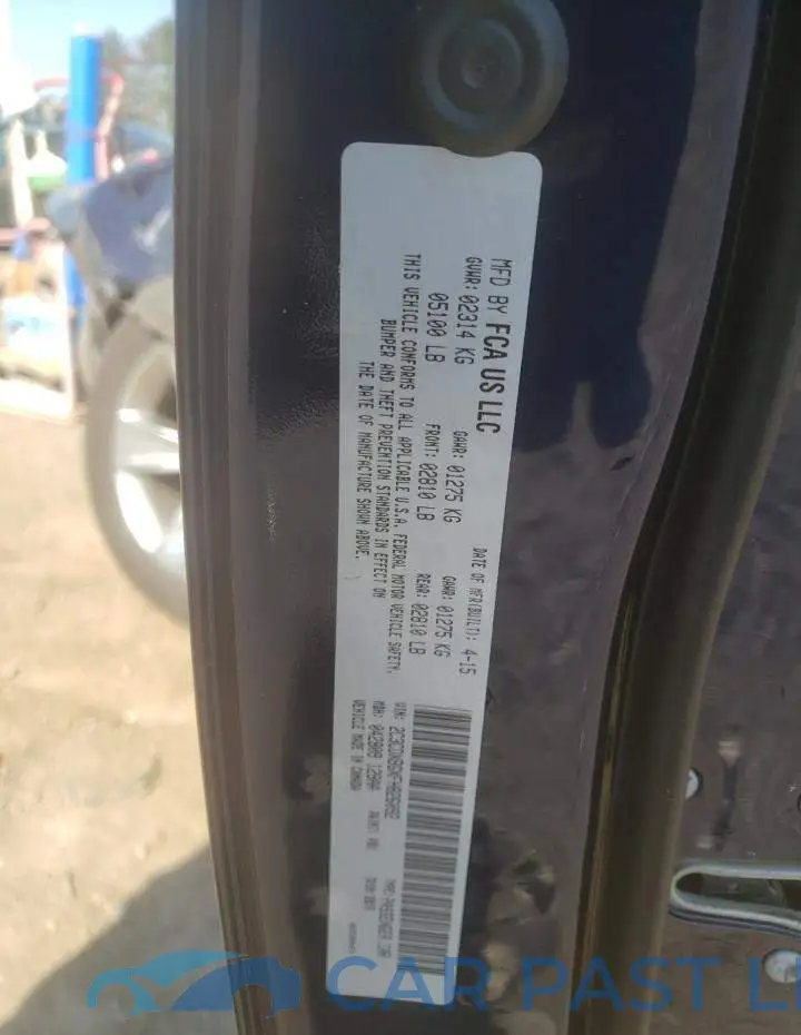 2C3CDXBGXFH826092# 12