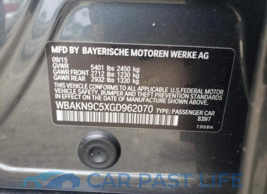 WBAKN9C5XGD962070# 10