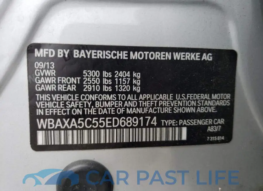 WBAXA5C55ED689174# 12