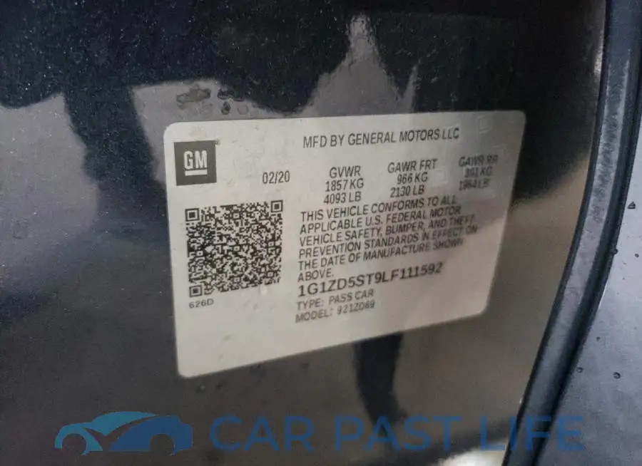 1G1ZD5ST9LF111592# 12