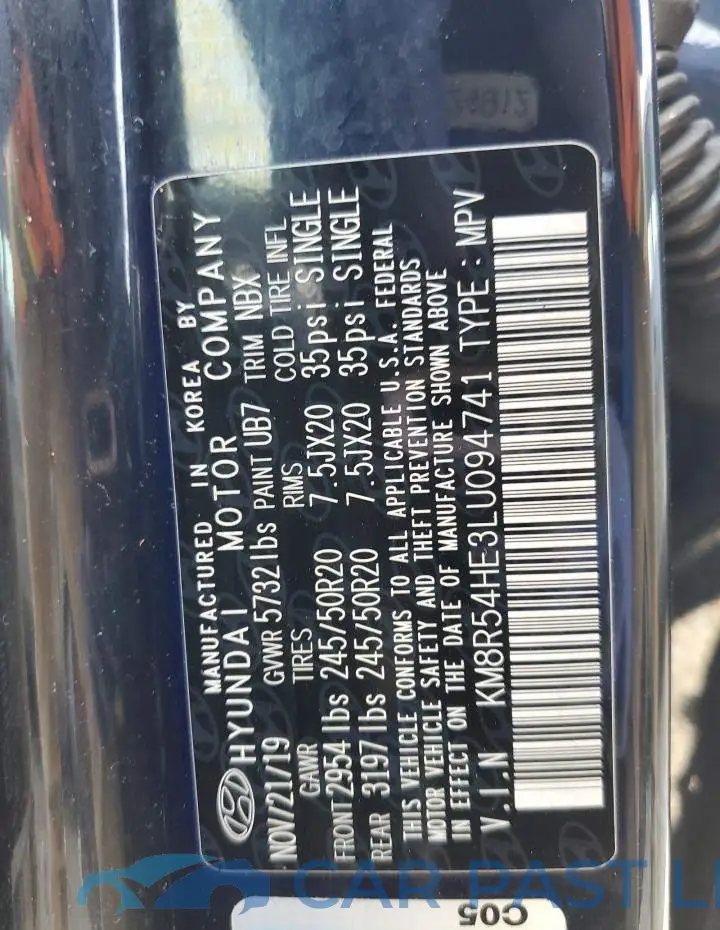 KM8R54HE3LU094741# 13
