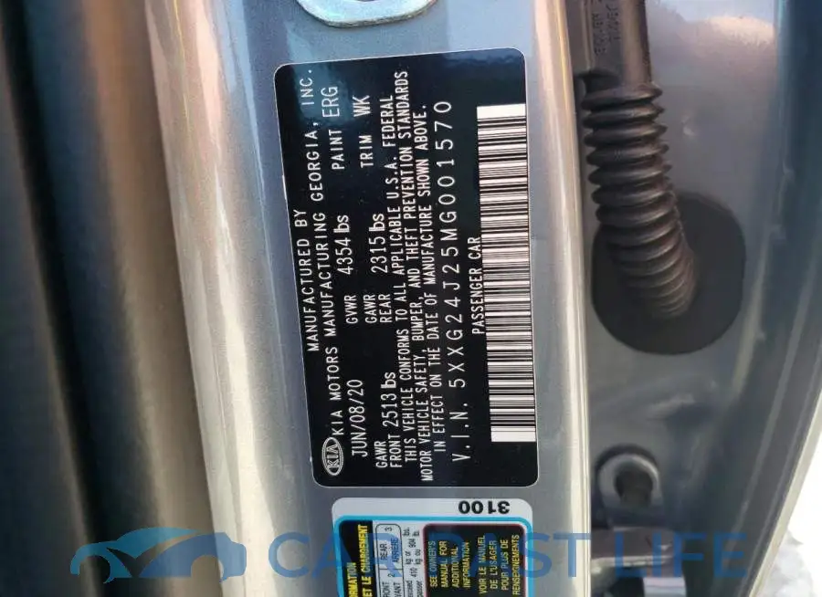 5XXG24J25MG001570# 13