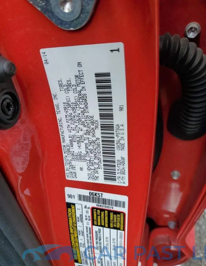 5TFDW5F1XEX380170# 12