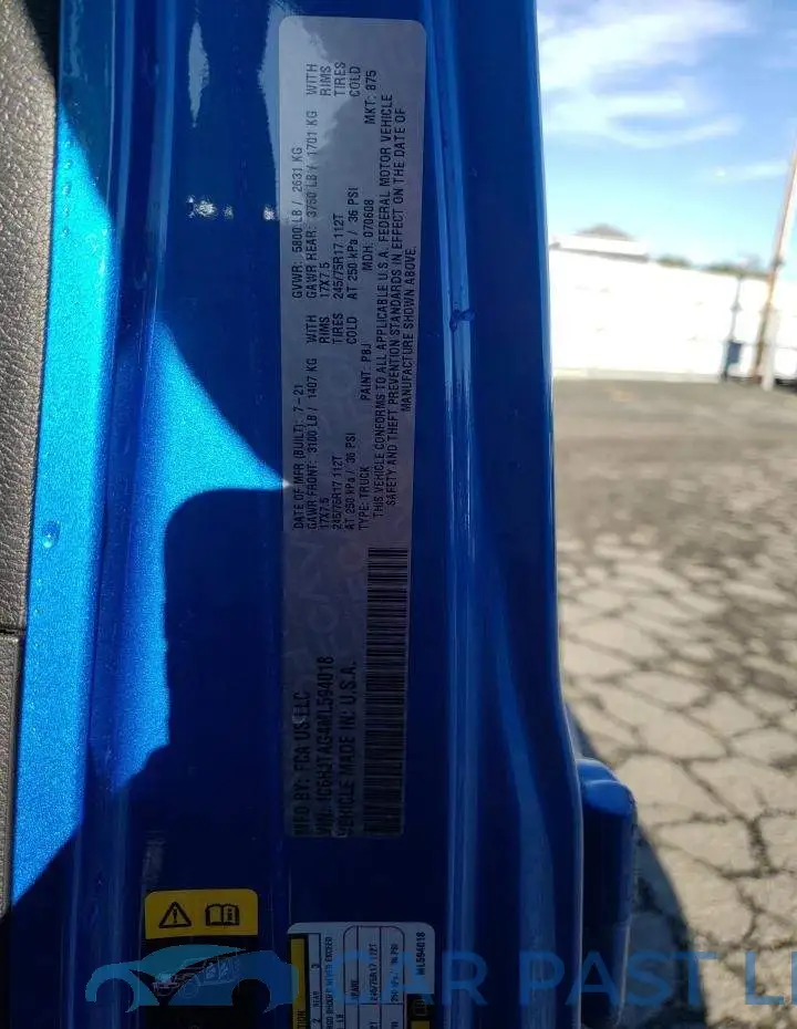 1C6HJTAG4ML594018# 12