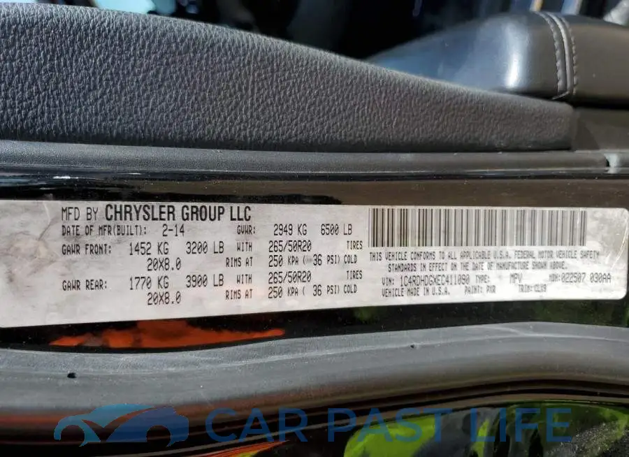 1C4RDHDGXEC411090# 13