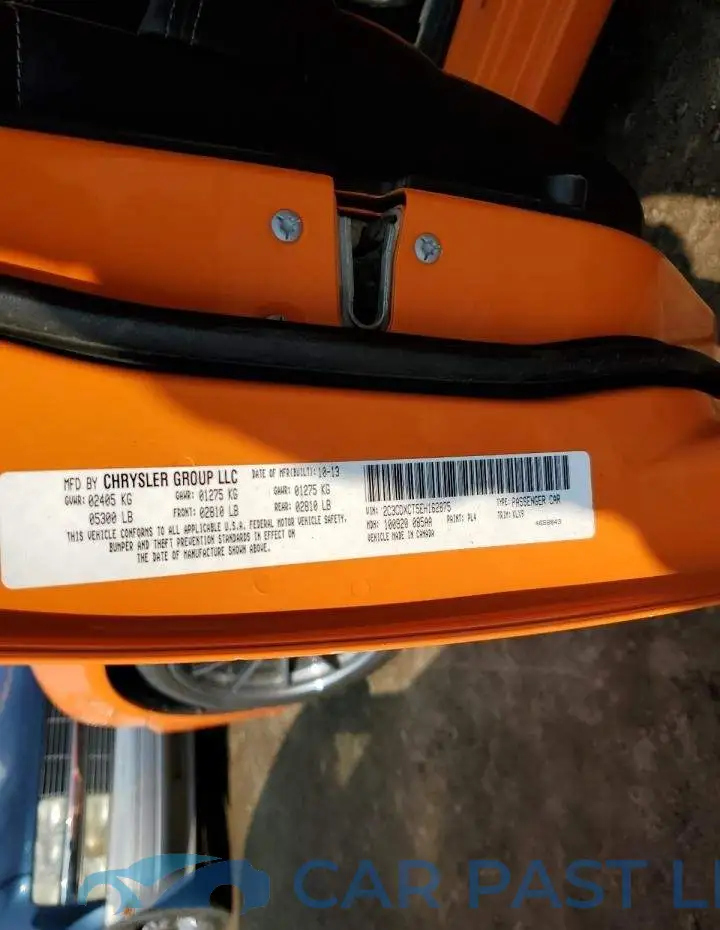 2C3CDXCT5EH162875# 10