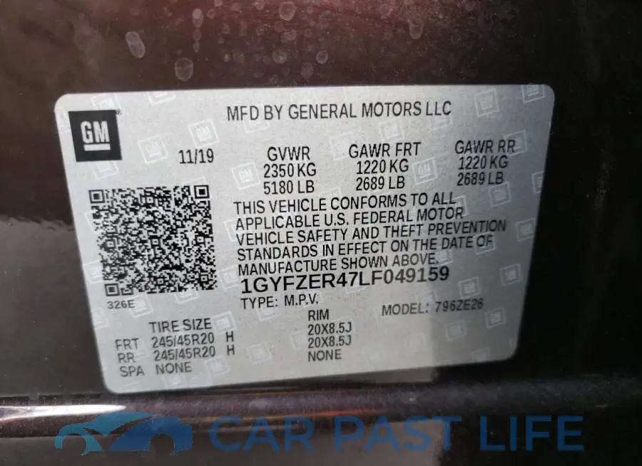 1GYFZER47LF049159# 14