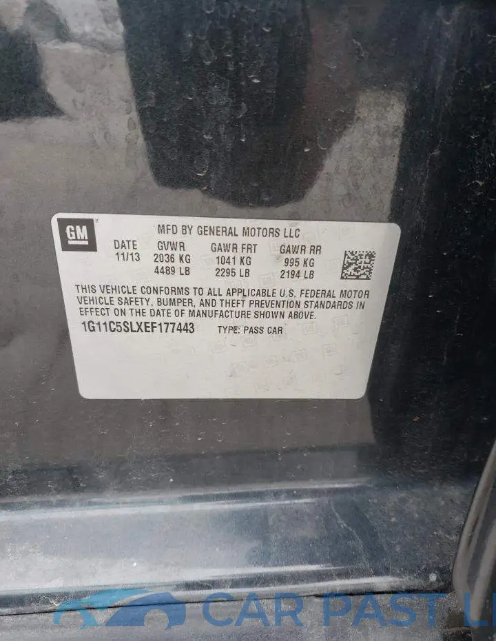 1G11C5SLXEF177443# 12