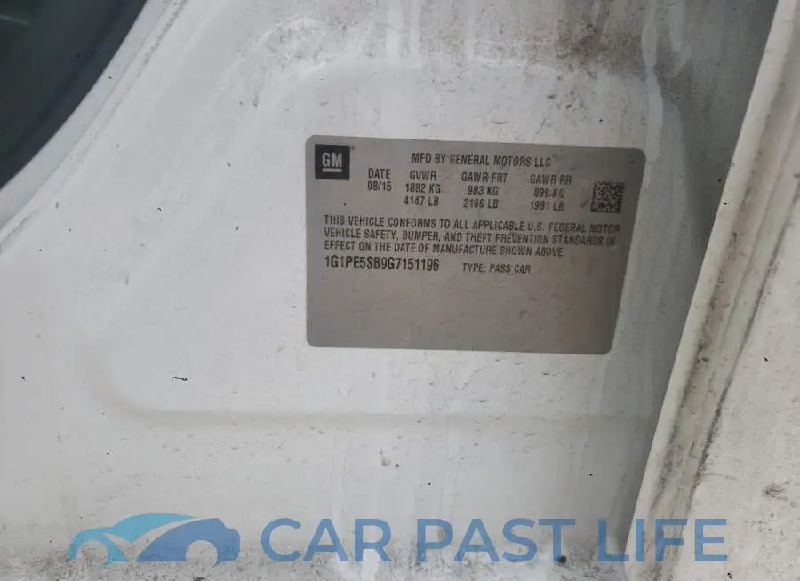 1G1PE5SB9G7151196# 12