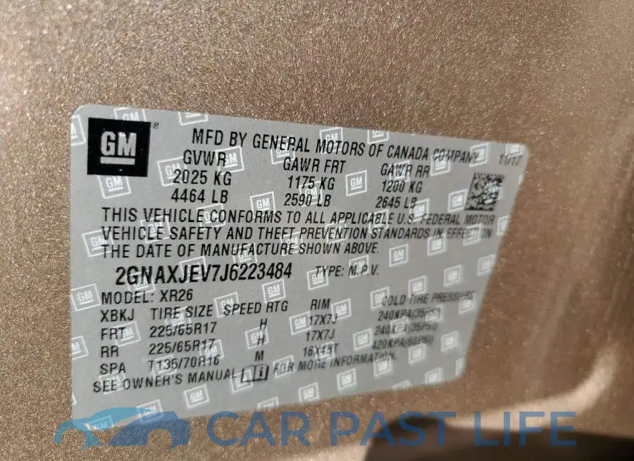 2GNAXJEV7J6223484# 14