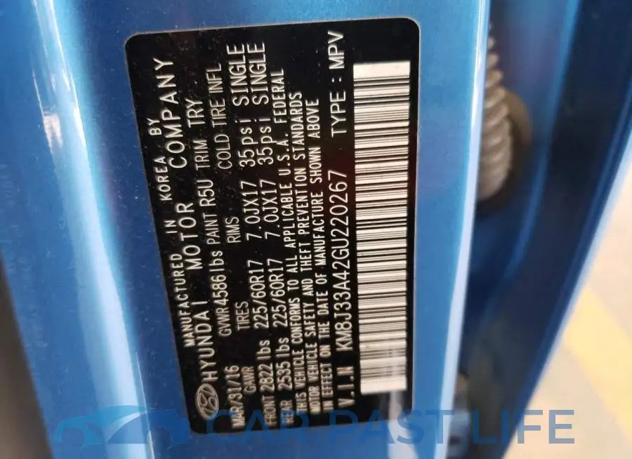 KM8J33A42GU220267# 13