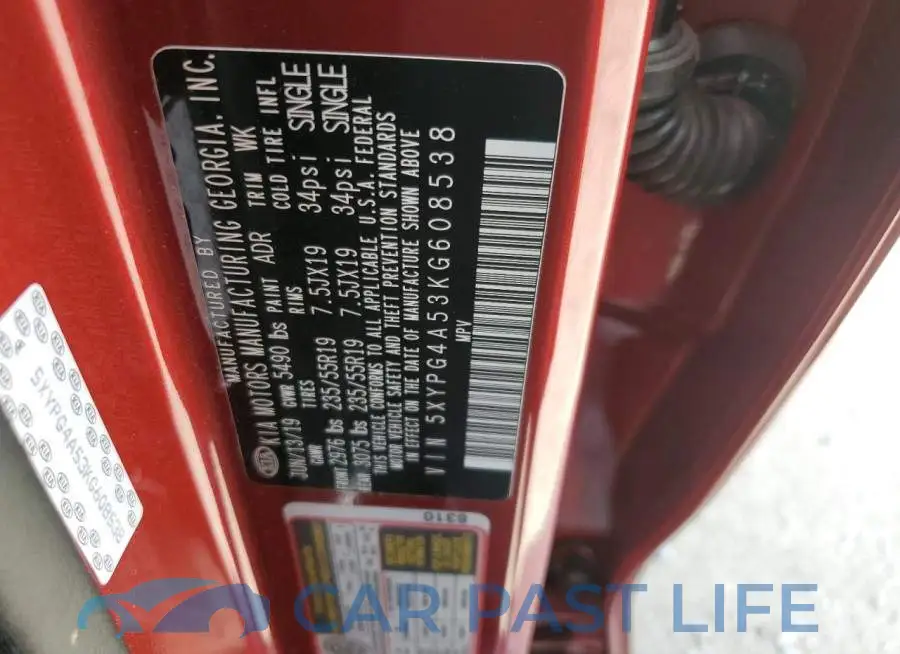 5XYPG4A53KG608538# 12