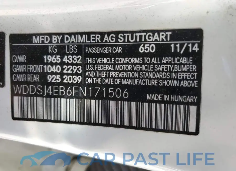WDDSJ4EB6FN171506# 13