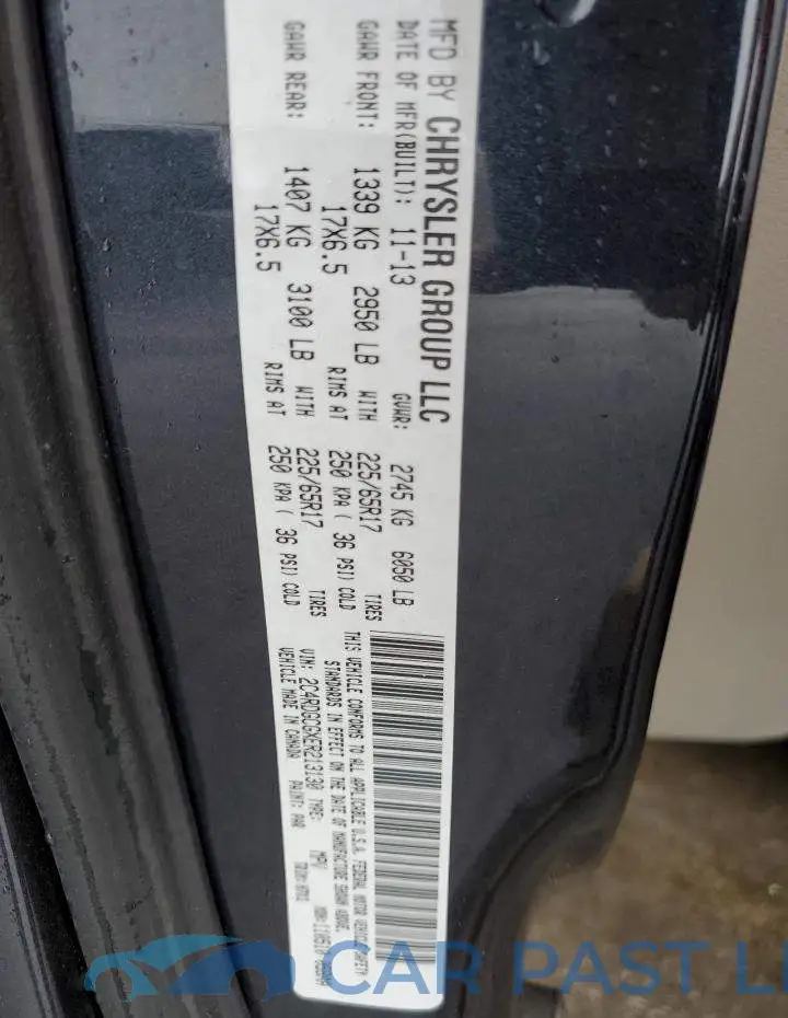 2C4RDGCGXER213130# 13