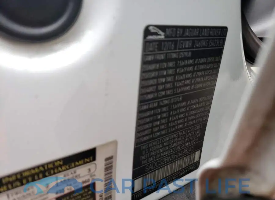 SADCS2BNXHA498245# 12