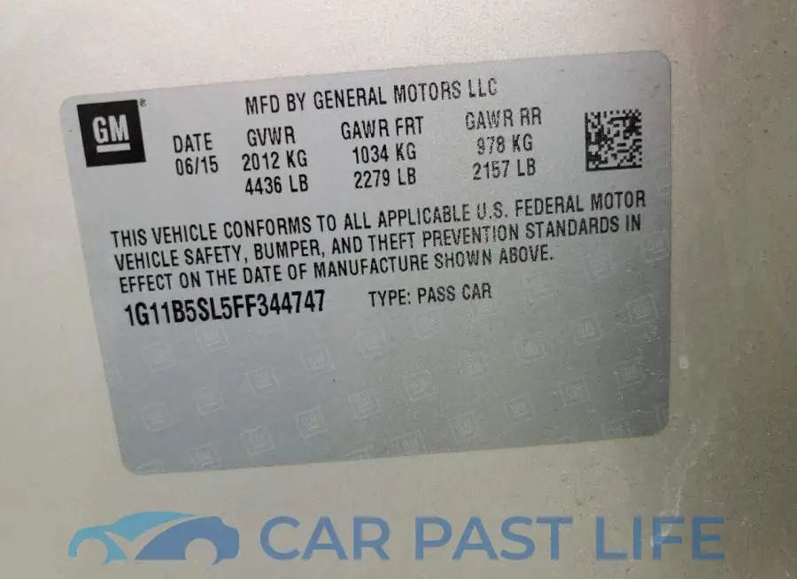 1G11B5SL5FF344747# 12