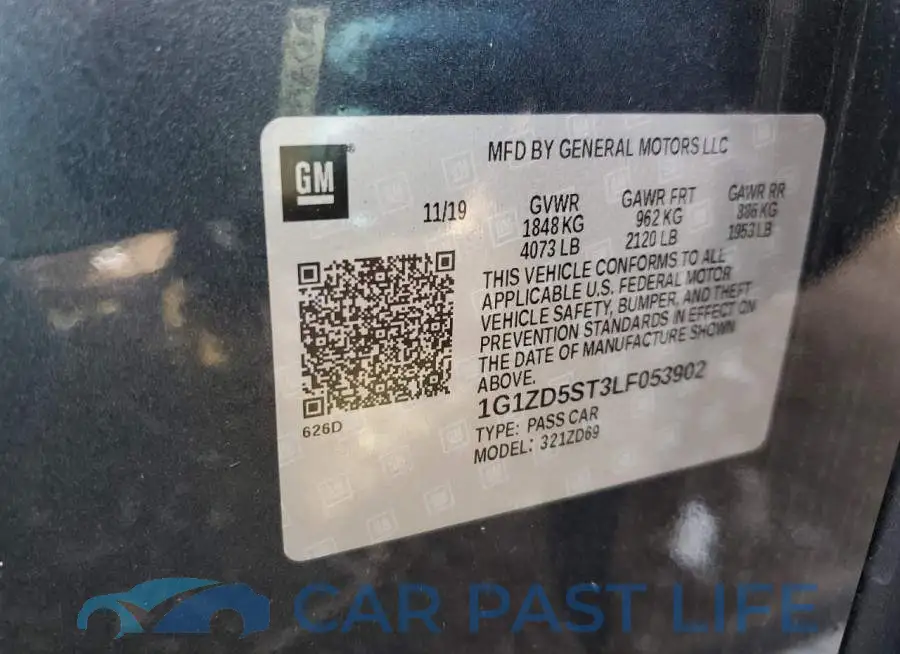 1G1ZD5ST3LF053902# 10
