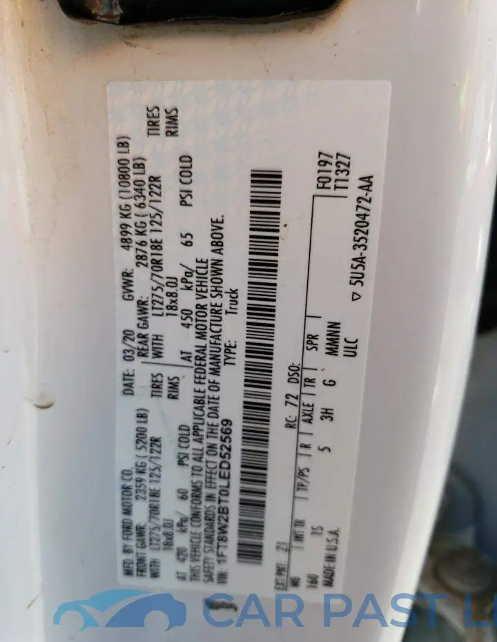 1FT8W2BT0LED52569# 12