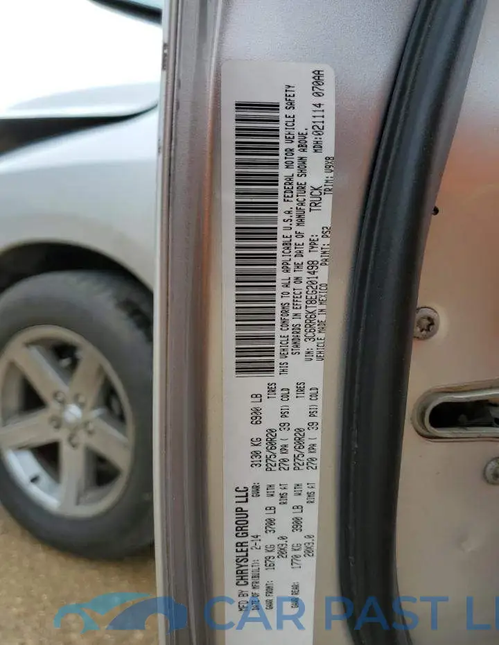 3C6RR6KT8EG201498# 12