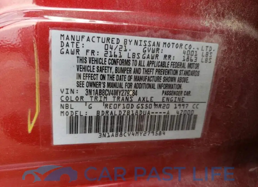 3N1AB8CV4MY279584# 12