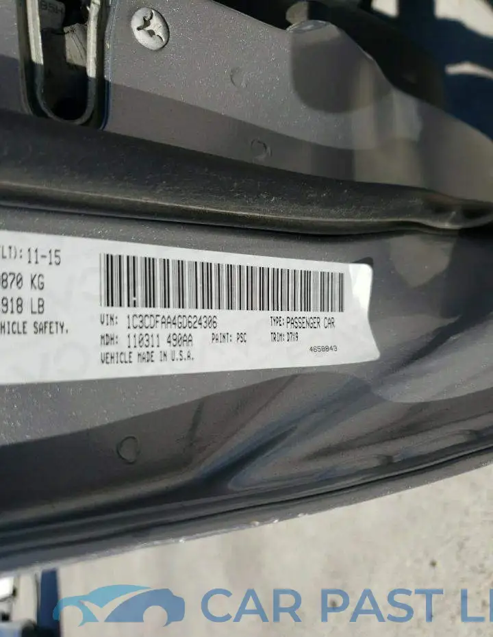 1C3CDFAA4GD624306# 10