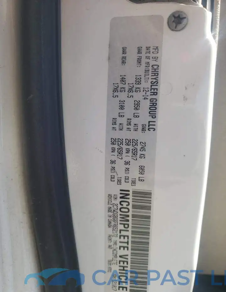 2C7WDGBG6FR652172# 13