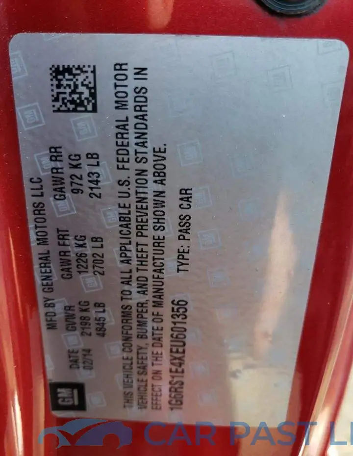 1G6RS1E4XEU601356# 12