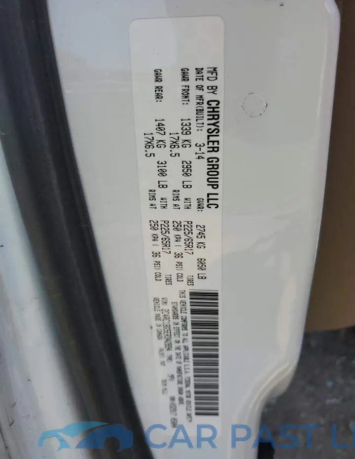 2C4RC1BG5ER342894# 13