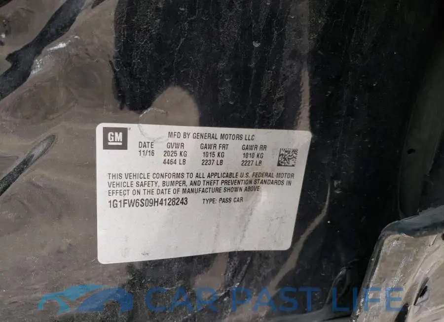 1G1FW6S09H4128243# 12