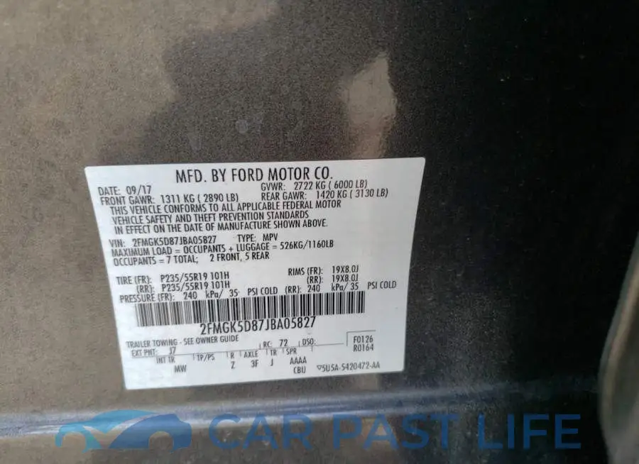 2FMGK5D87JBA05827# 13