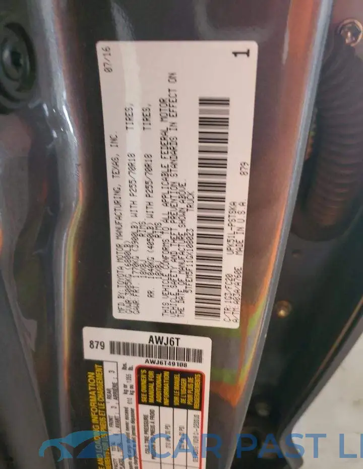 5TFEM5F11GX108023# 12
